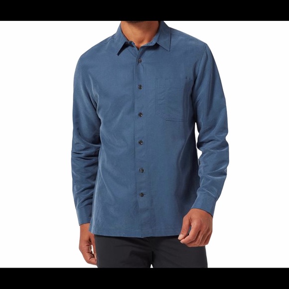 Royal Robbins Collins Blue collar long sleeve, Lg